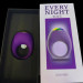 Вибрационное эрекционное кольцо Every Night Toys со светодиодом и 7 режимами вибрации, фиолетовый
