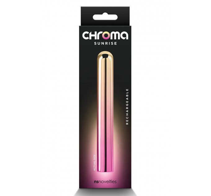 Віброкуля NS Novelties Chroma рожево-золотистий, L
