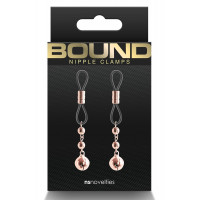 Зажимы для сосков NS Novelties Bound розовое золото
