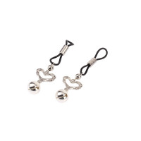 Зажимы на соски CHISA Senuelo Heart Echo Nipple Clamps с колокольчиками