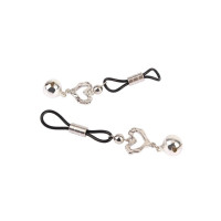 Зажимы на соски CHISA Senuelo Heart Echo Nipple Clamps с колокольчиками
