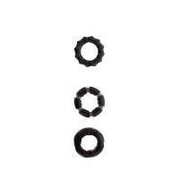Набор колец MENZSTUFF STRETCHY COCK RINGS, SMOKE Набор колец MENZSTUFF STRETCHY COCK RINGS, SMOKE