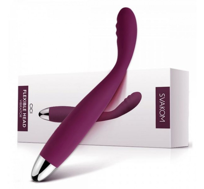 Вибромассажер с гнущейся головкой Svakom Cici Violet