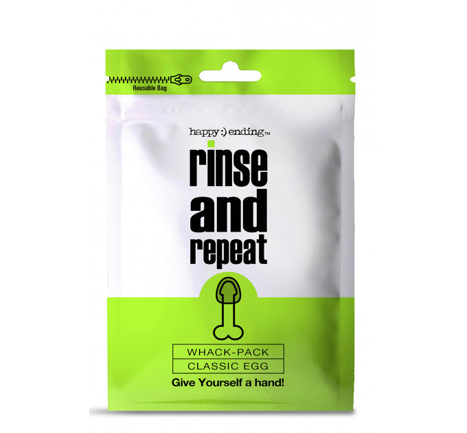 МАСТУРБАТОР ЯЙЦО HAPPY ENDING RINSE AND REPEAT WHACK PACK EGG
