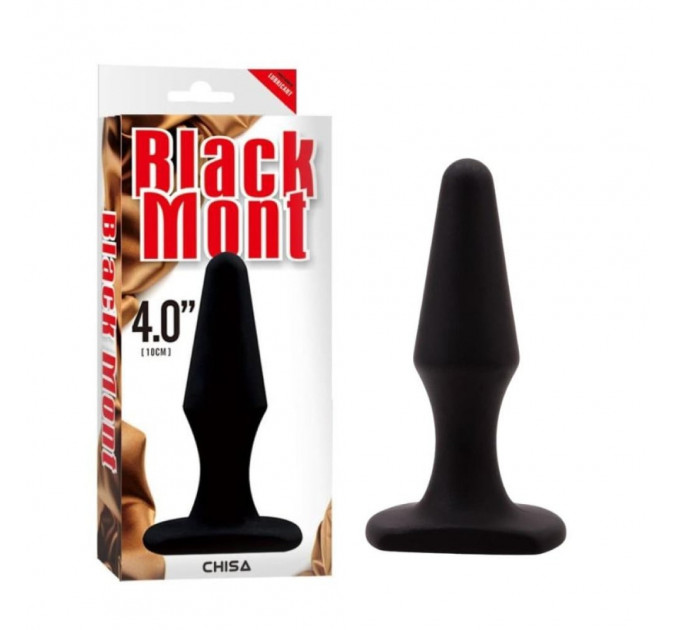 Анальная пробка Chisa Black Mont, черная
