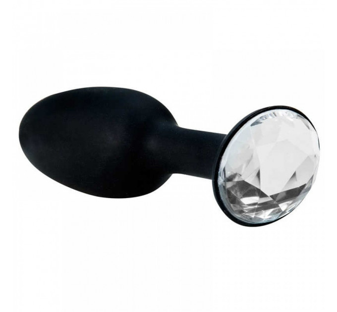 Анальная пробка CRYSTAL AMULET SILICONE BUTT PLUG LARGE