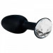 Анальная пробка CRYSTAL AMULET SILICONE BUTT PLUG LARGE