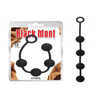 Анальные бусы Chisa Black Mont Storm Beads черные, M