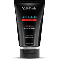 Зігріваючий анальний лубрикант Wicked Jelle Heat на водній основі, 120 мл