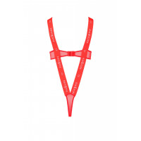 Боди с открытой грудью KYOUKA BODY red S/M - Passion