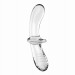 Двойной стеклянный фаллоимитатор Satisfyer Double Crystal Transparent прозрачный