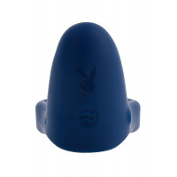 Эрекционное виброкольцо Evolved Playboy синее, 7.8 см