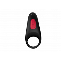 Эрекционное виброкольцо с пультом управления RINGS OF LOVE REMOTE COCKRING BLACK