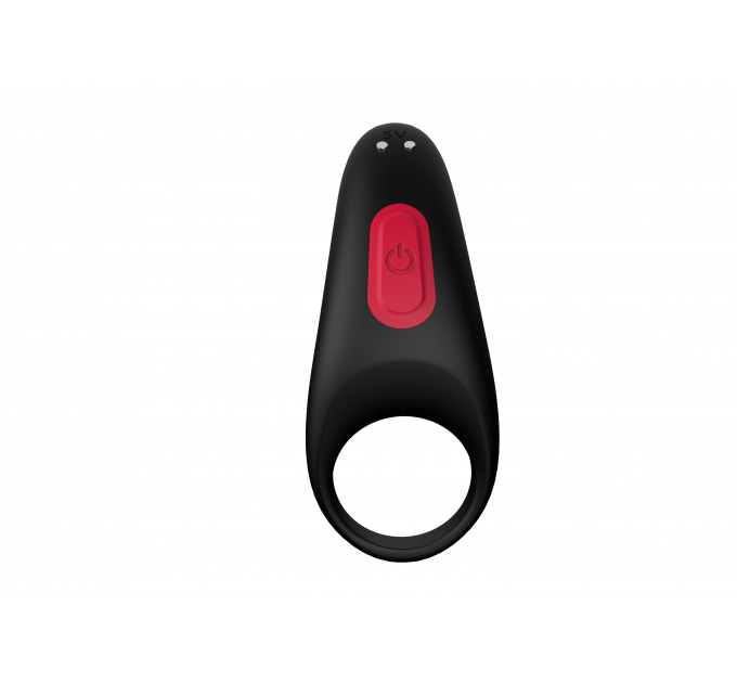 Эрекционное виброкольцо с пультом управления RINGS OF LOVE REMOTE COCKRING BLACK