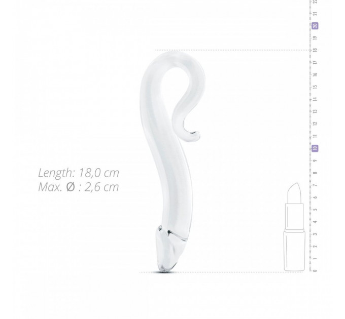 Фалоімітатор скло Gildo Glass Dildo No.14