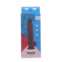 Фалоімітатор гігантський реалістичний Travis Real Fantasy, коричневий, 31 х 5.7 см