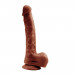 Фаллоимитатор реалистик Chisa Leviathan Penis - Brown-Rubicon 24*4.5 см