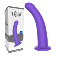 Фаллоимитатор страпон на присоске ToyJoy Get Real Silicone Harness Dong фиолетовый, S