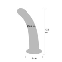 Фалоімітатор страпон на присосці ToyJoy Get Real Silicone Harness Dong фіолетовий, S
