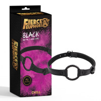 Кляп-кольцо Chisa Fierce Euphoria O-Ring Gag, черный