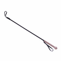 Стек с алмазами натуральная кожа DS Fetish Whip diamond pink
