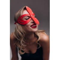 Маска Candy Hero МD2 красная экокожа