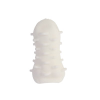 Мастурбатор рельефный Chisa COSY Stamina Pocket, белый, 8 х 4 см