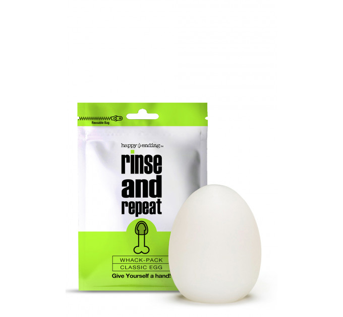 МАСТУРБАТОР ЯЙЦО HAPPY ENDING RINSE AND REPEAT WHACK PACK EGG