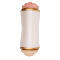 Мастурбатор двосторонній в колбі Chisa Sexual Stroker Pussy & Mouth з кібершкіри