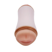 Мастурбатор двосторонній в колбі Chisa Sexual Stroker Pussy & Mouth з кібершкіри