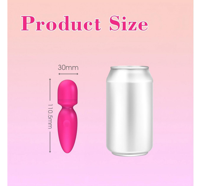 Мини-вибратор микрофон Every Night Toys Amy розовый, 10 режимов вибрации