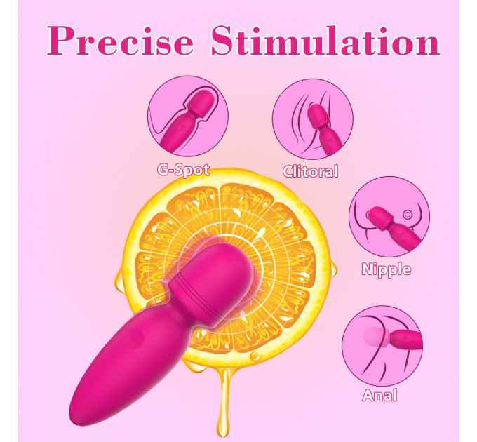 Міні-вібратор мікрофон Every Night Toys Amy рожевий, 10 режимів вібрації