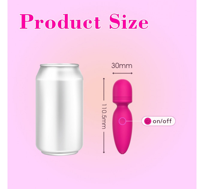 Міні-вібратор мікрофон Every Night Toys Amy рожевий, 10 режимів вібрації