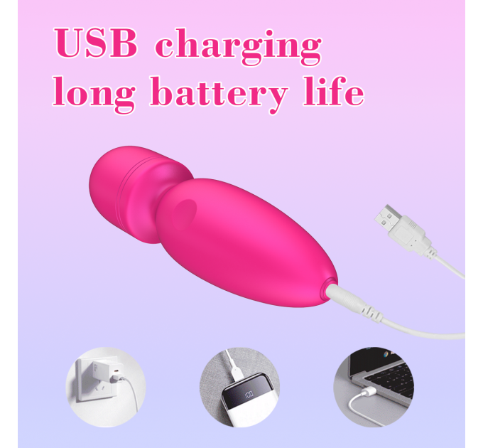 Мини-вибратор микрофон Every Night Toys Amy розовый, 10 режимов вибрации