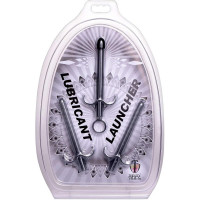 Набір аплікаторів для нанесення мастила XR Brands lubricant Launcher, сірі, S