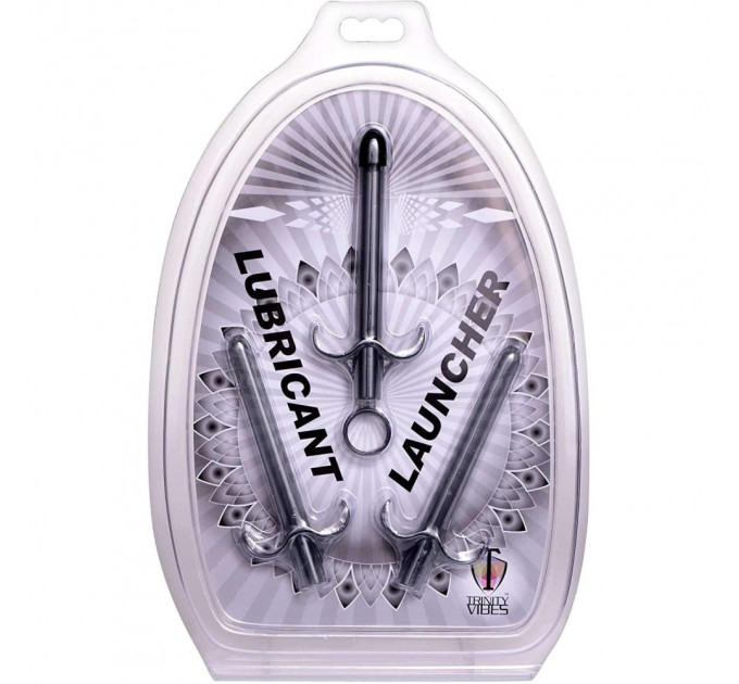 Набір аплікаторів для нанесення мастила XR Brands lubricant Launcher, сірі, S