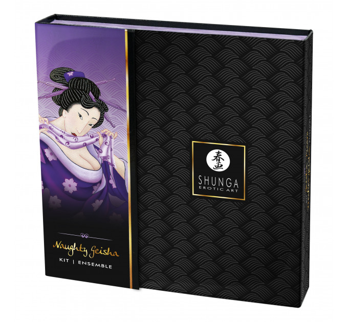 Набор возбуждающей косметики + вибопуля Shunga NAUGHTY GEISHA COLLECTION 31ML