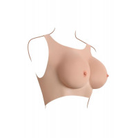 Накладні груди топ Gender X Undergarments Plate C-Cup бежеві, 28 см