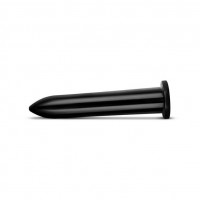 Великий фалоімітатор All Black AB06 чорний, 20 см