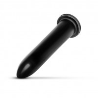 Великий фалоімітатор All Black AB06 чорний, 20 см
