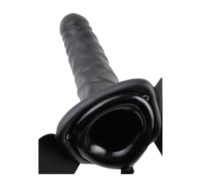 Порожнистий чорний страпон Pipedream Fetish Fantasy з вібрацією