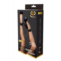 Поножі з ланцюжком Guilty Pleasure, чорний