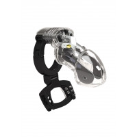 Пояс вірності з електростимуляцією Mystim Pubic Enemy No 3 Влаштуйте неймовірно гарячий і пристрасний вечір, наповнений шаленими відчуттями, які накривають із головою. За допомогою цієї чудової іграшки ви зможете приструнити свого партнера та змусити йог