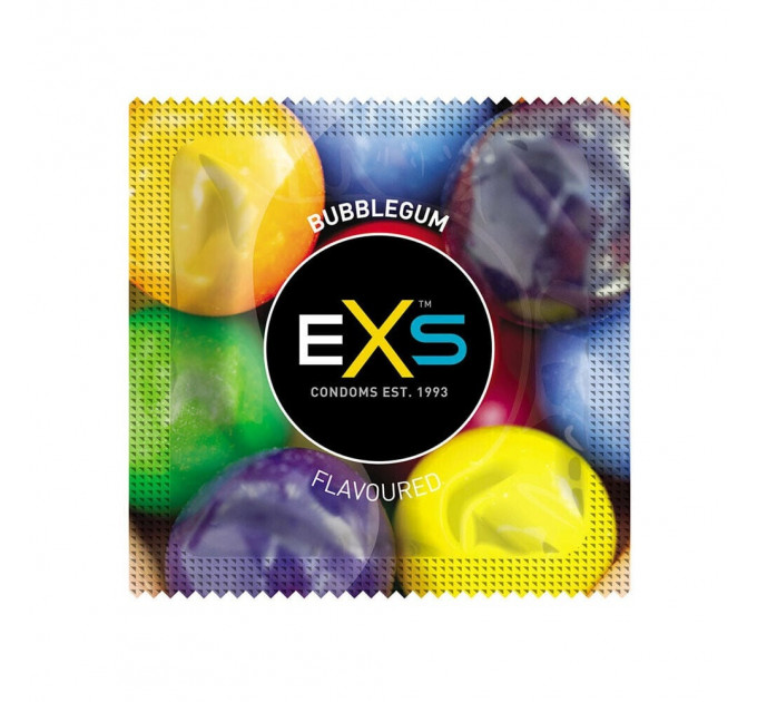 Презервативы EXS Mixed Flavoured со вкусом шоколада, колы, клубники и жвачки(цена за упаковку,12 шт)