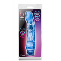 Реалистичный вибратор Blush B YOURS на батарейках, синий