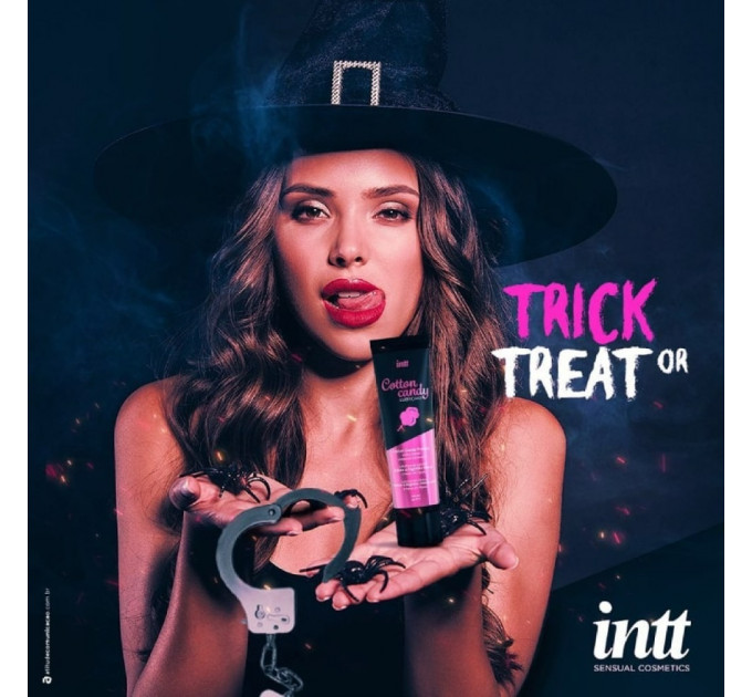 Їстівний лубрикант зі смаком солодкої вати Intt Cotton Candy, 100 мл