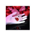 Стеклянная анальная пробка ADAM ET EVE RED HEART GEM GLASS PLUG SMALL