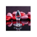 Стеклянная анальная пробка ADAM ET EVE RED HEART GEM GLASS PLUG SMALL