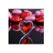 Стеклянная анальная пробка ADAM ET EVE RED HEART GEM GLASS PLUG SMALL