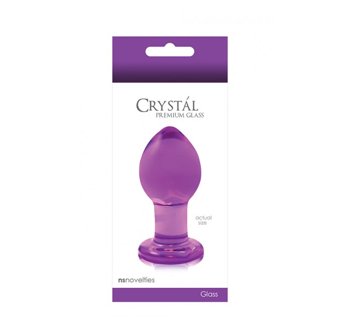 Скляна пробка NS Novelties CRYSTAL MEDIUM PURPLE